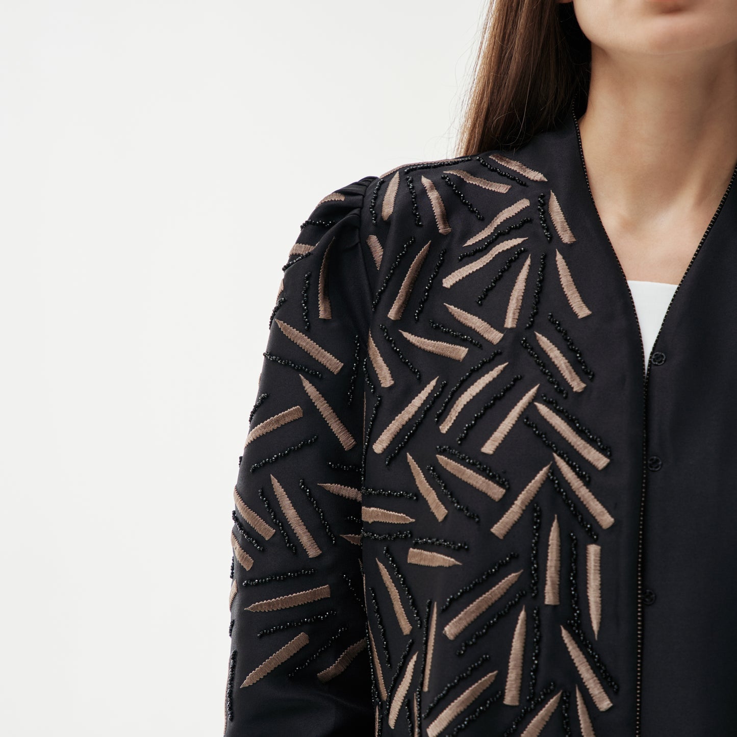 Suit Crêpe | triangle brown